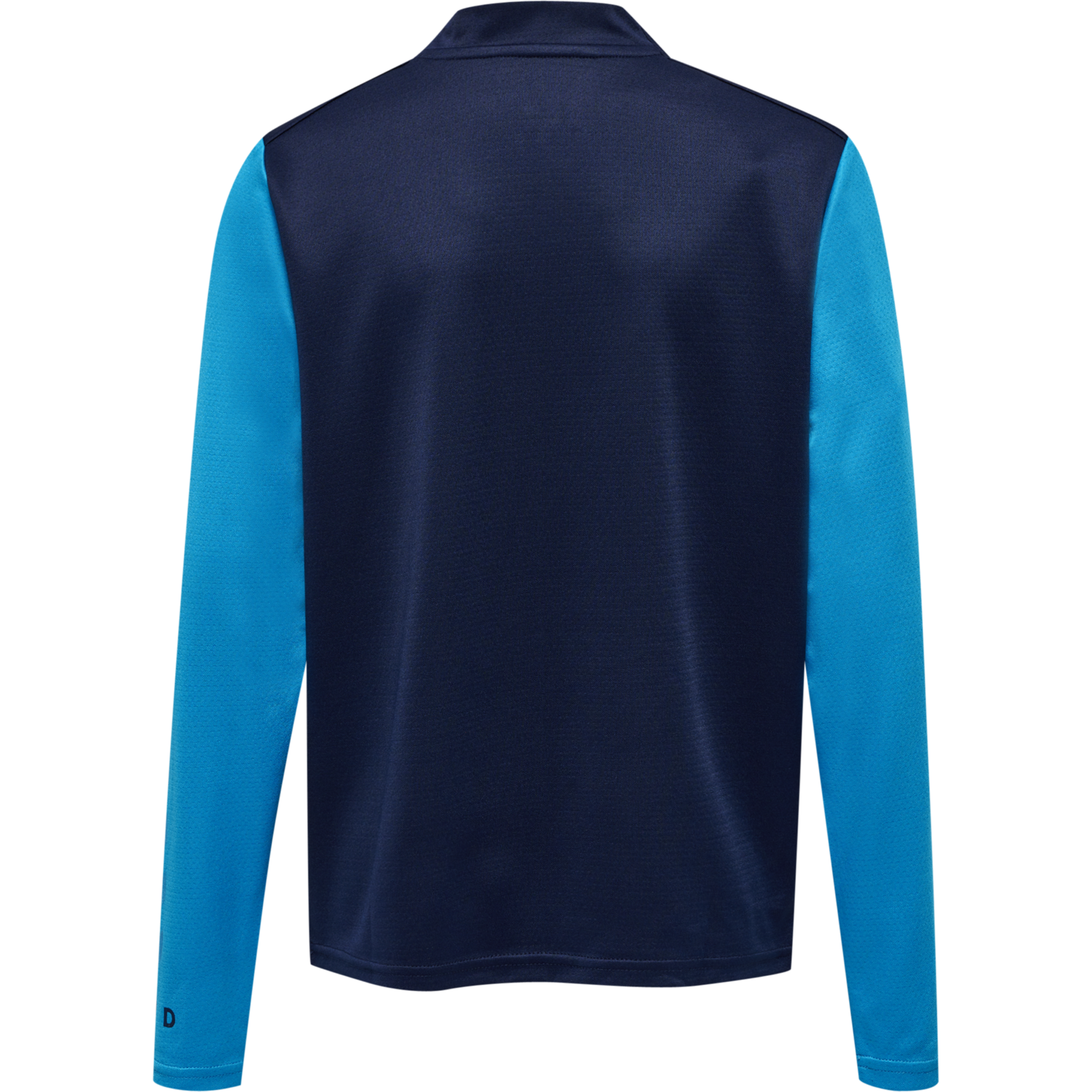 hmlONGRID 1/2 ZIP POLY SWEAT KIDS, MARINE/ATOMIC BLUE, packshot