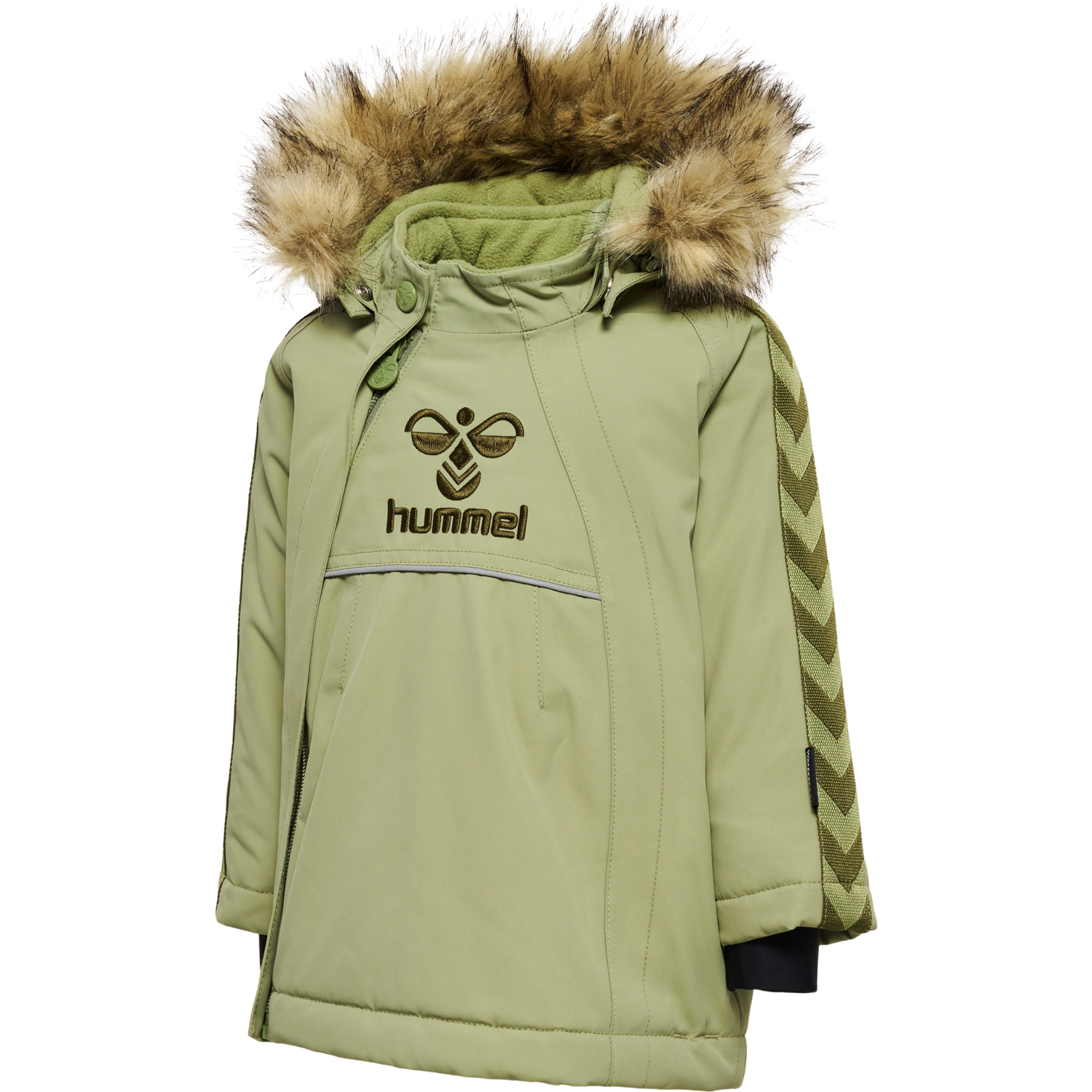 hmlJESSIE TEX JACKET, OIL GREEN, packshot