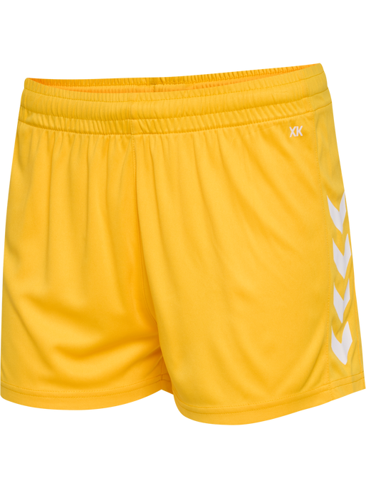 hmlCORE XK POLY SHORTS WOMAN, SPORTS YELLOW, packshot