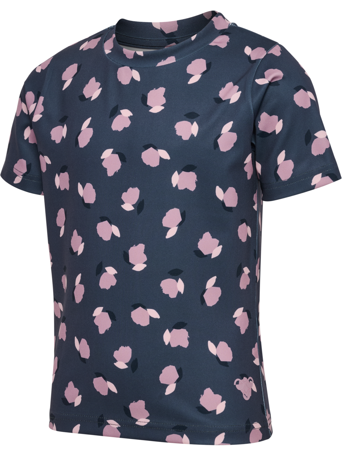 hmlJR FITTED AOP GYM T-SHIRT S/S, OMBRE BLUE, packshot