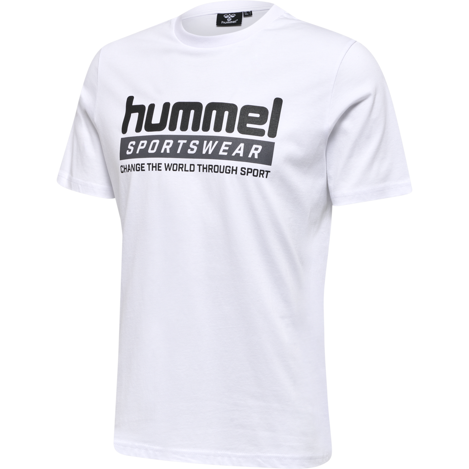 hmlLGC CARSON T-SHIRT, WHITE, packshot