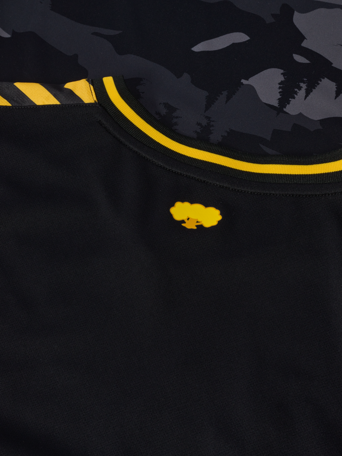 SOU 23/24 THIRD JERSEY S/S, BLACK/DANDELION, packshot