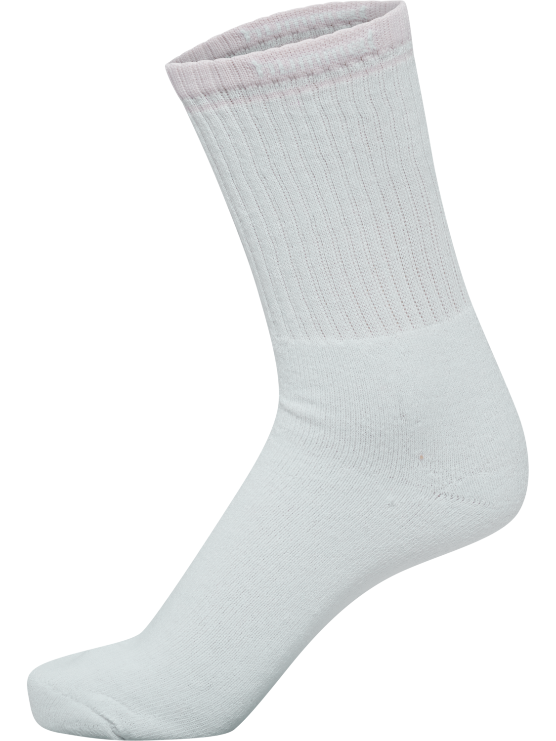 hml4 PACK HUMMEL STRIPE CREW SOCK, PALE WHITE/GREEN/PINK/BROWN, packshot