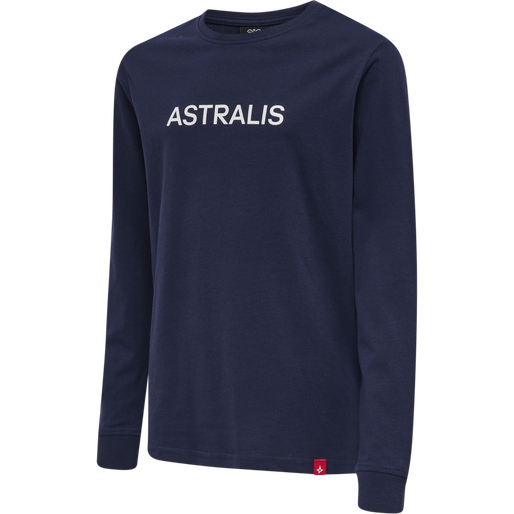 ASTRALIS 21/22 T-SHIRT L/S KIDS, MARINE, packshot