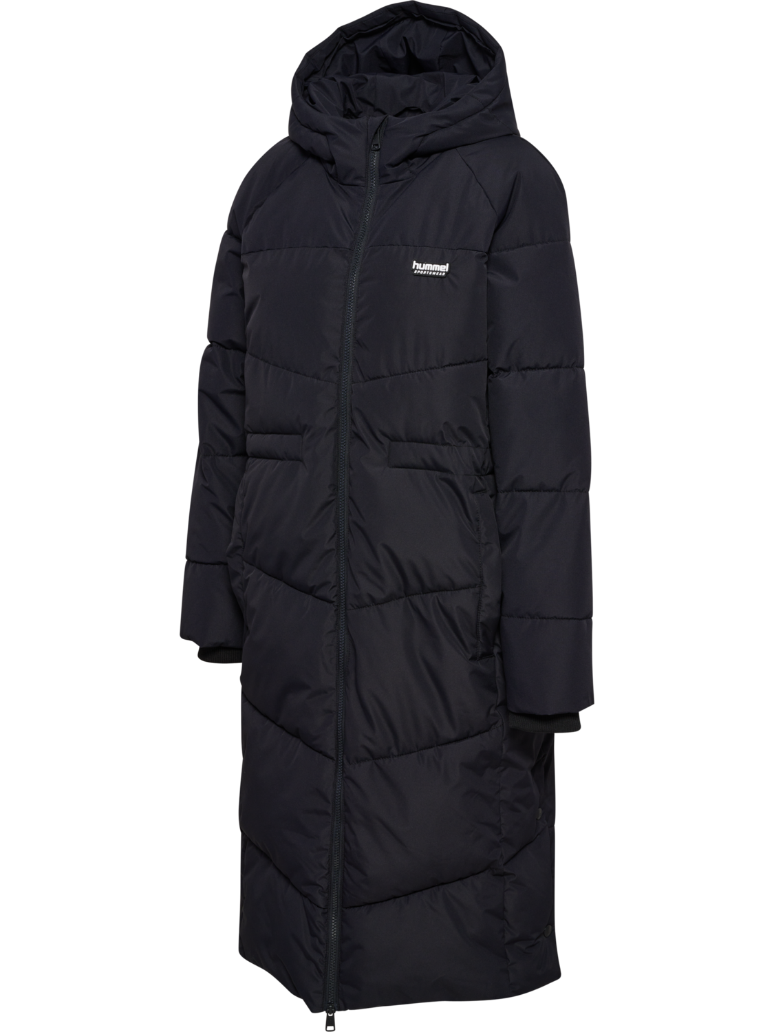 hmlPUFF JACKET LONG SPORTSWEAR, BLACK, packshot