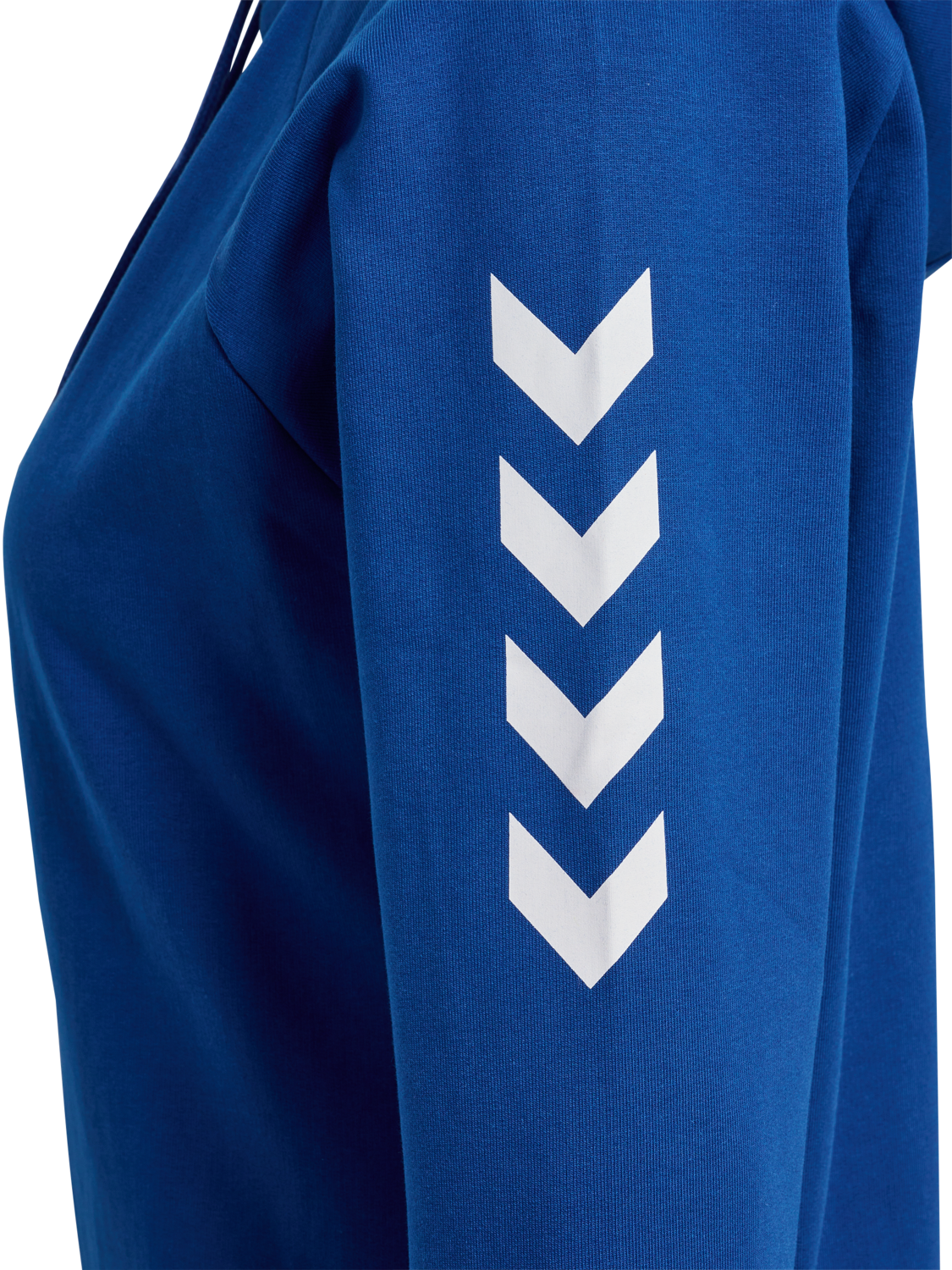 HMLGO COTTON ZIP HOODIE WOMAN, TRUE BLUE, packshot