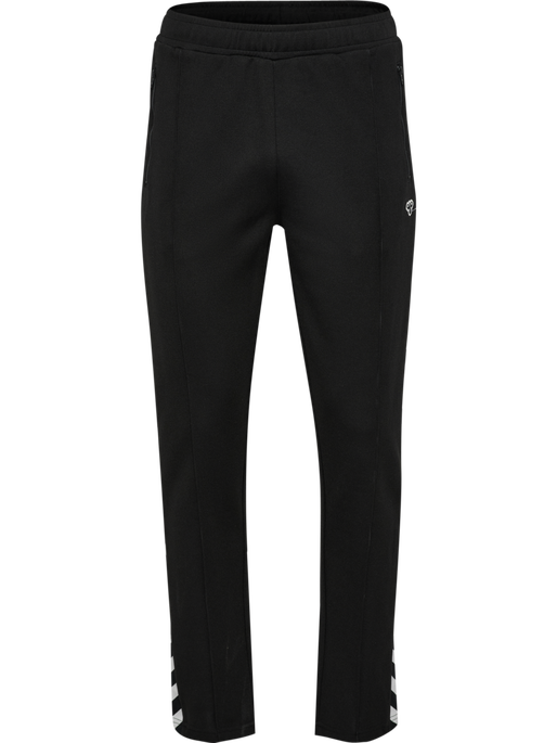 hmlARCHIVE REGULAR POLY PANTS, BLACK, packshot
