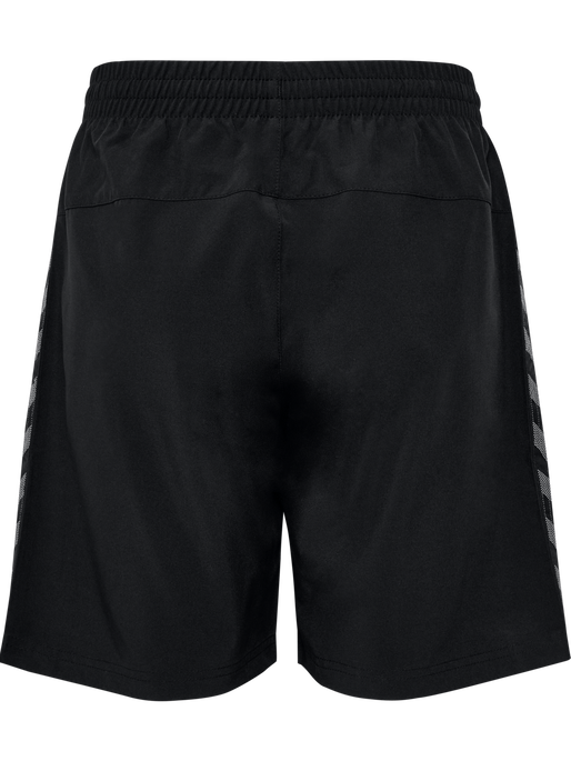 hmlAUTHENTIC WOVEN SHORTS KIDS, BLACK, packshot