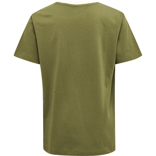 hmlCLOUD T-SHIRT S/S, OLIVE BRANCH, packshot