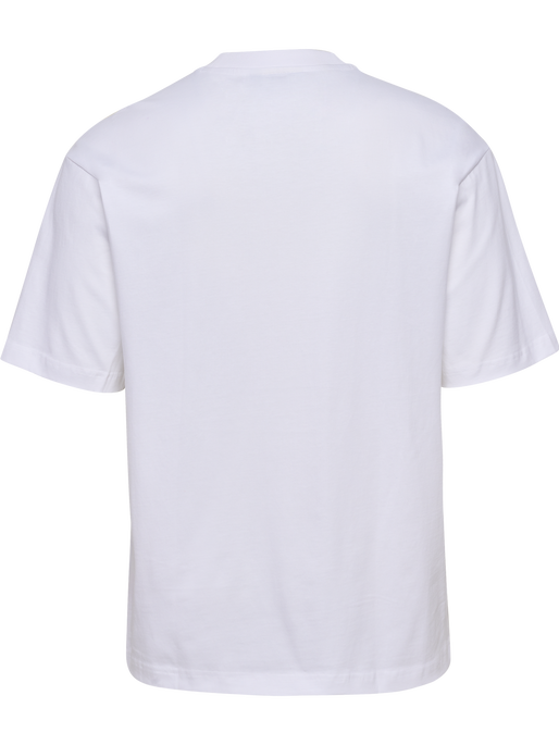 hmlSWARM LOOSE T-SHIRT, WHITE, packshot