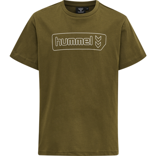 hmlTOMB T-SHIRT S/S, DARK OLIVE hmlTOMB T-SHIRT S/S, DARK OLIVE, packshot