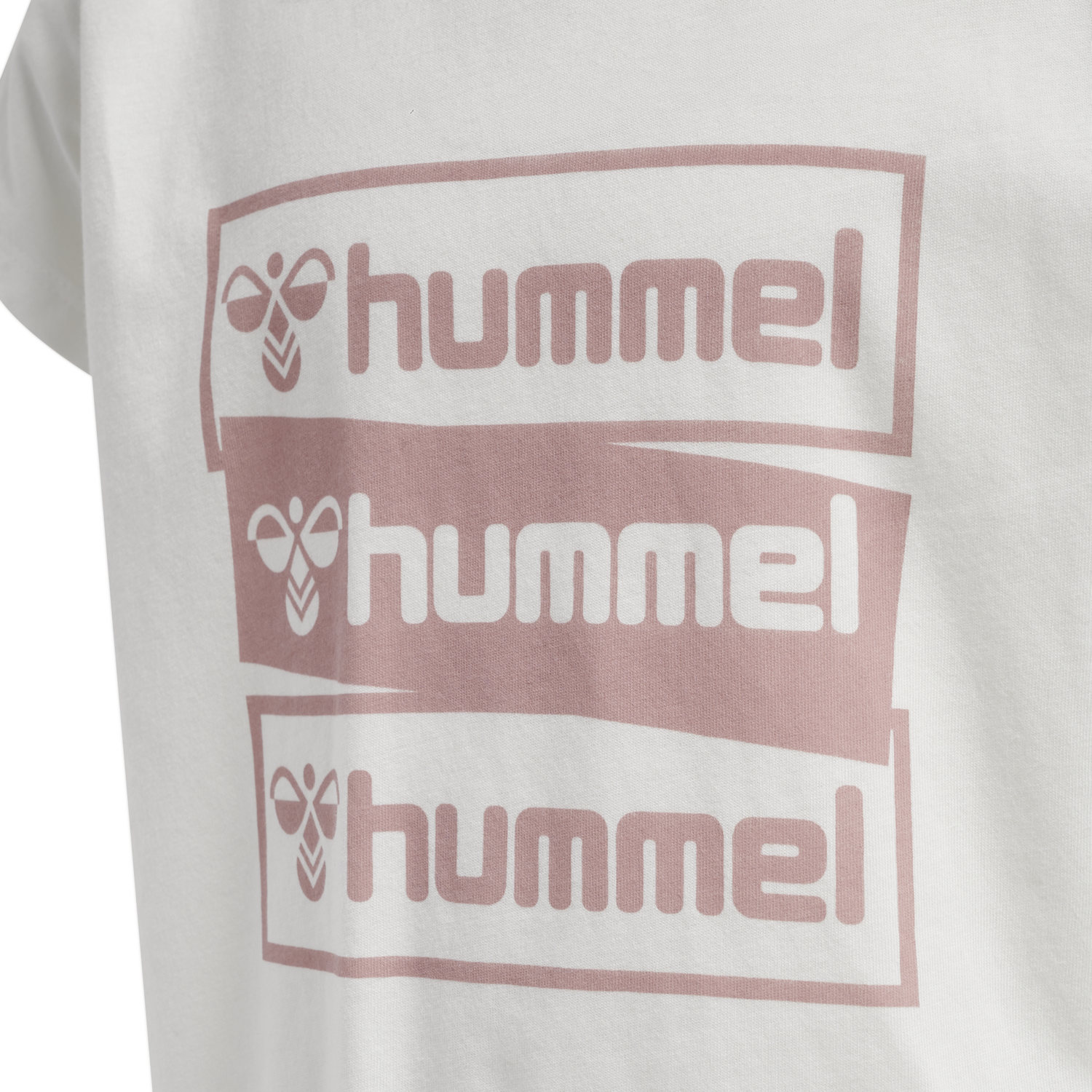 hmlCARITAS T-SHIRT S/S, MARSHMALLOW, packshot