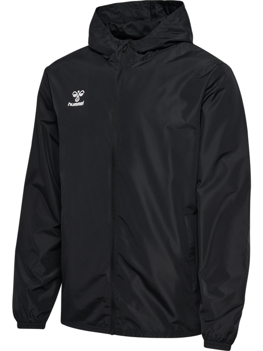 hmlESSENTIAL AW JACKET, BLACK hmlESSENTIAL AW JACKET, BLACK, packshot