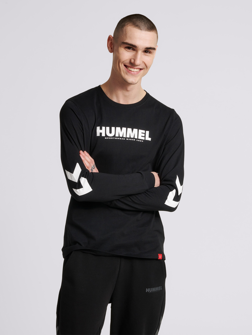 hummel T-SHIRT L/S - BLACK | hummel.net