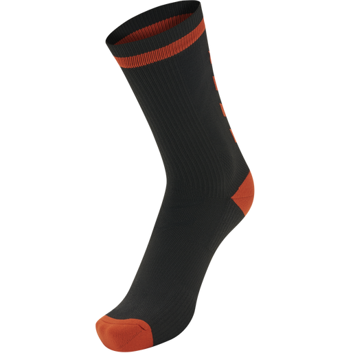 ELITE INDOOR SOCK LOW, BLACK, packshot