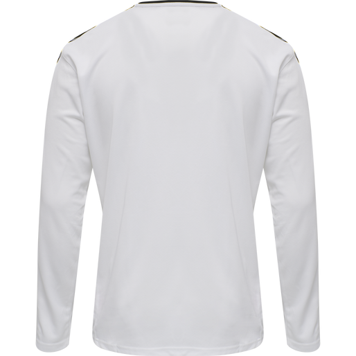 hmlAUTHENTIC POLY JERSEY L/S, WHITE, packshot
