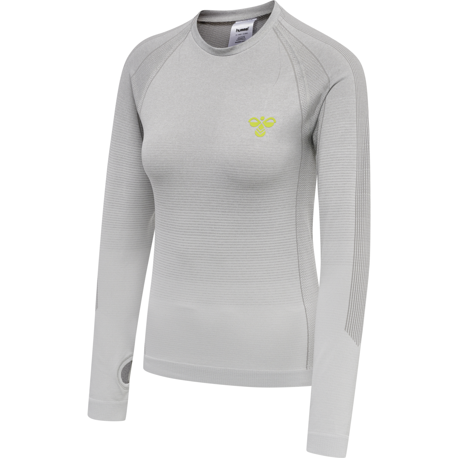 hmlGG12 TRAINING SEAMLESS L/S WOMAN, ALLOY MELANGE, packshot