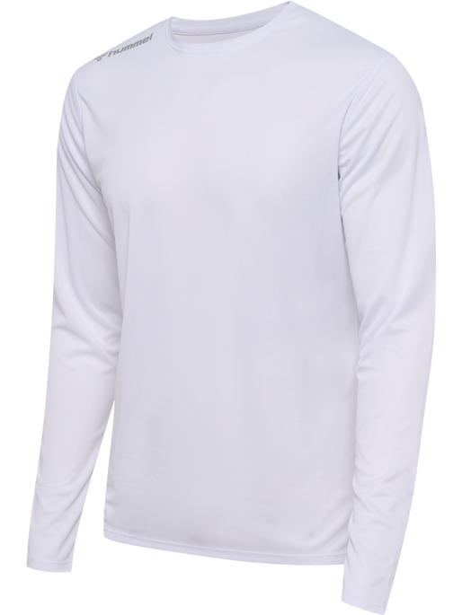 hmlRUN JERSEY L/S, WHITE hmlRUN JERSEY L/S, WHITE, packshot