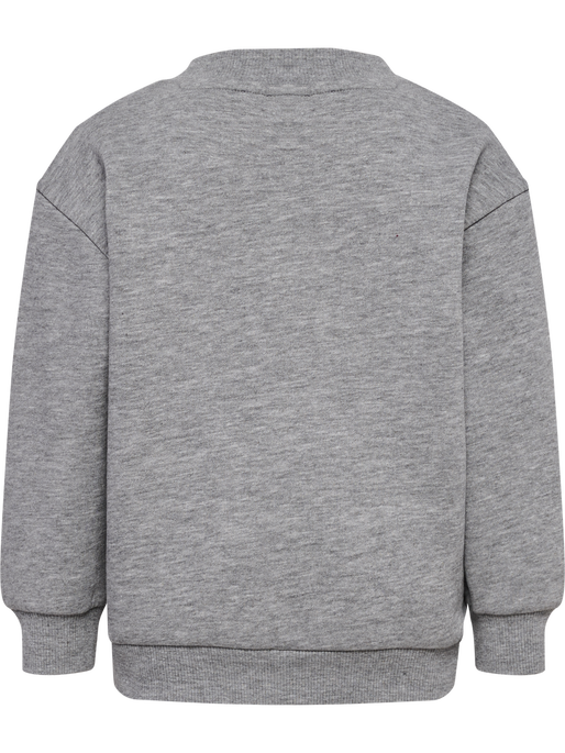 hmlMINI LOOSE CREWNECK BEE, GREY MELANGE, packshot