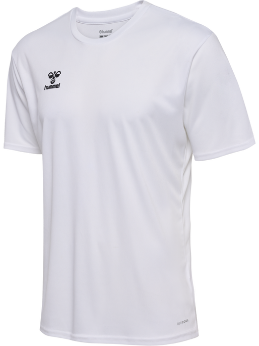 hmlESSENTIAL JERSEY S/S, WHITE, packshot