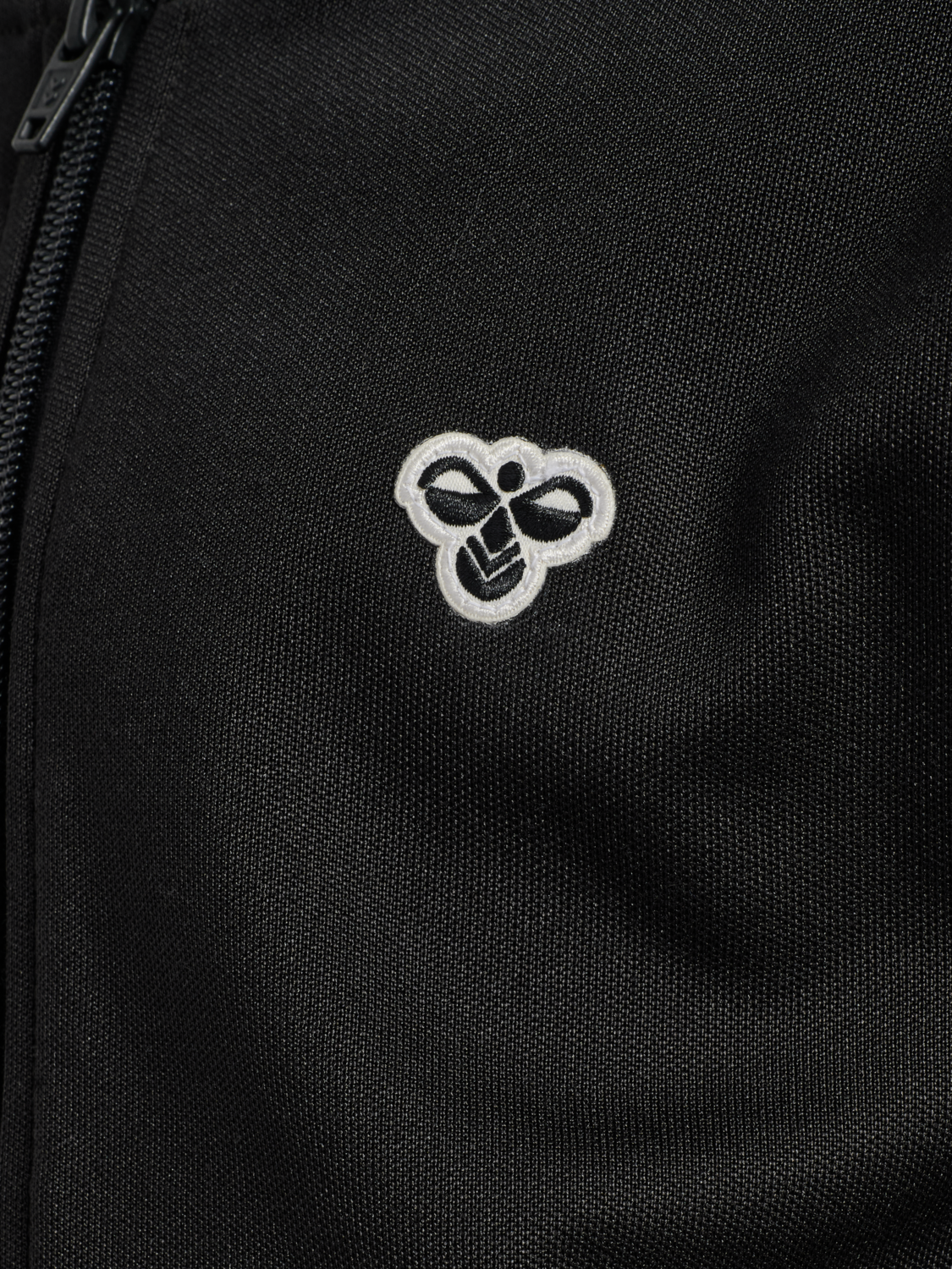 hmlJR ARCHIVE REG POLY ZIP JACKET, BLACK, packshot