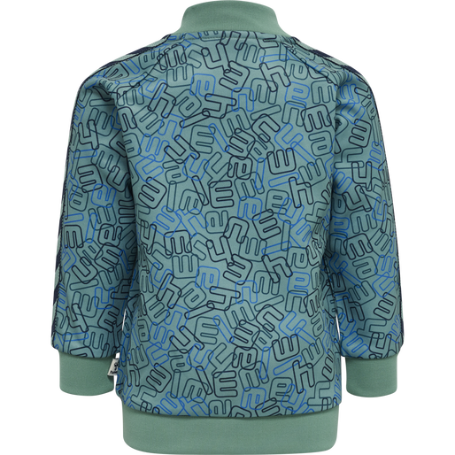 hmlOLYMPUS ZIP JACKET, MINERAL BLUE, packshot