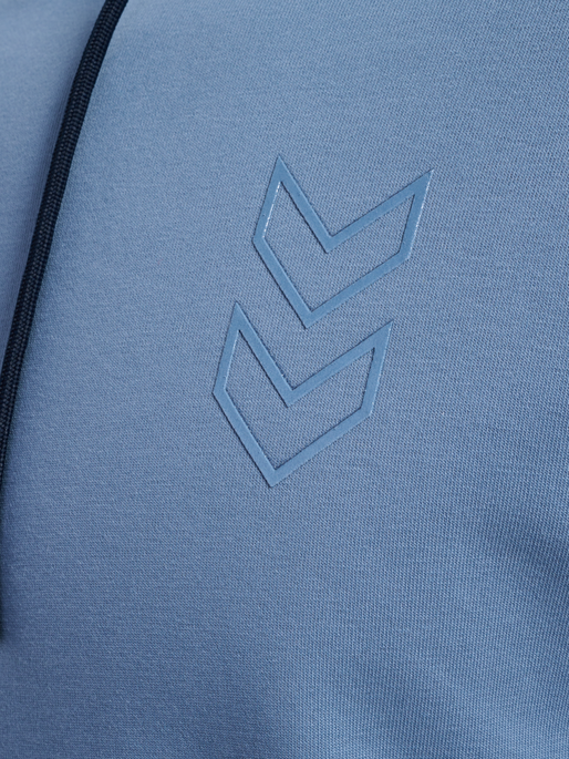 hmlACTIVE CO HOODIE, CORONET BLUE hmlACTIVE CO HOODIE, CORONET BLUE, packshot