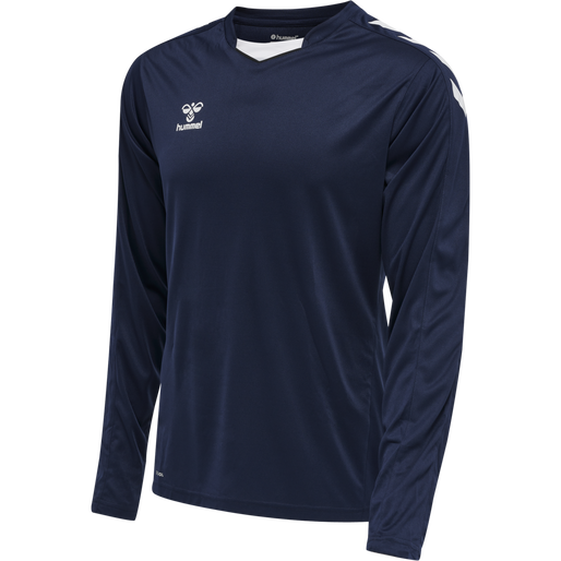 hmlCORE XK POLY JERSEY L/S, MARINE hmlCORE XK POLY JERSEY L/S, MARINE, packshot