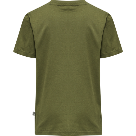 hmlTRES T-SHIRT S/S, CAPULET OLIVE, packshot