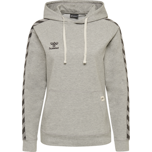 hmlMOVE CLASSIC HOODIE WOMAN, GREY MELANGE, packshot