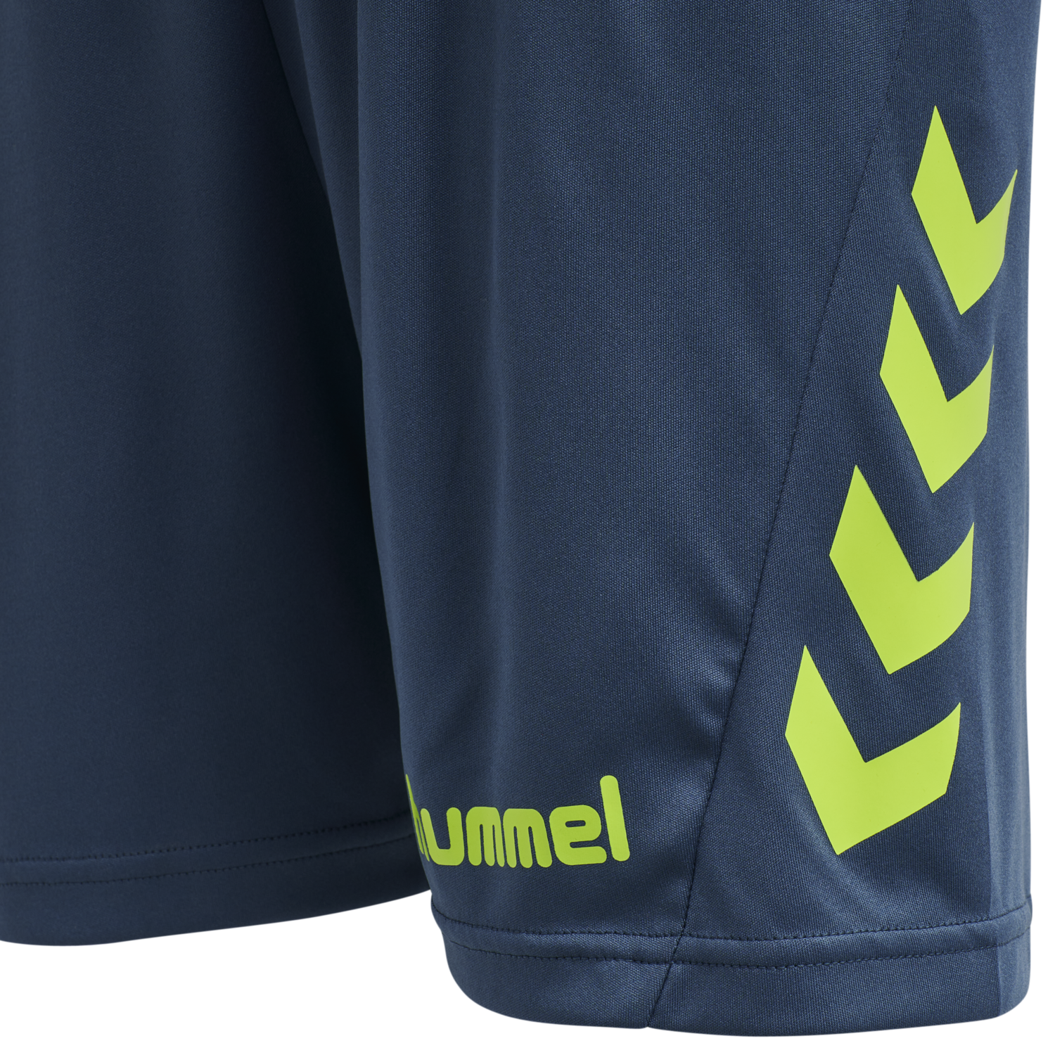 hmlPROMO KIDS DUO SET, LIME PUNCH/DARK DENIM, packshot