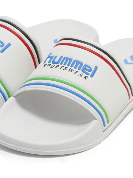 POOL SLIDE RT, WHITE/MULTICOLOR, packshot