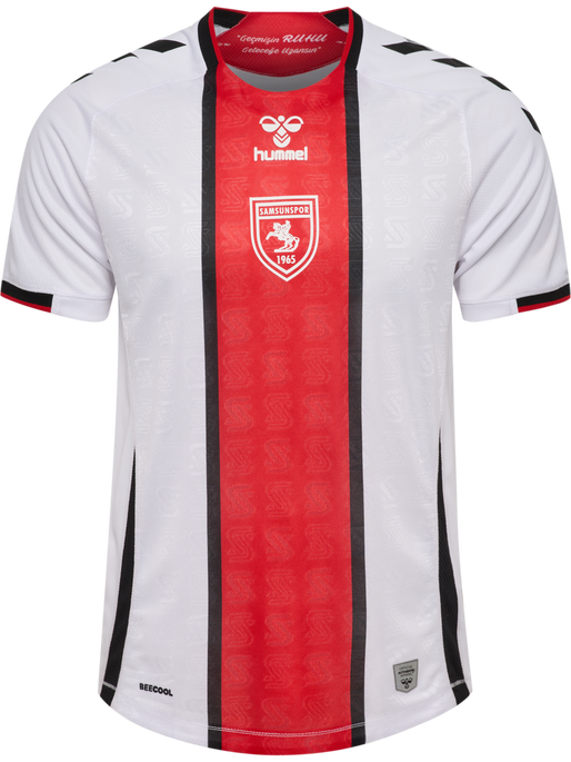 SAMSUN MILLENIUM JERSEY S/S 24/25, WHITE/TRUE RED, packshot