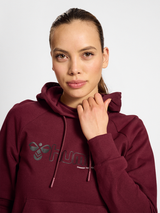 hummel NONI 2.0 HOODIE CABERNET hummel