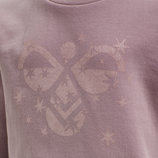 hmlSPARKLE SWEATSHIRT, WOODROSE, packshot