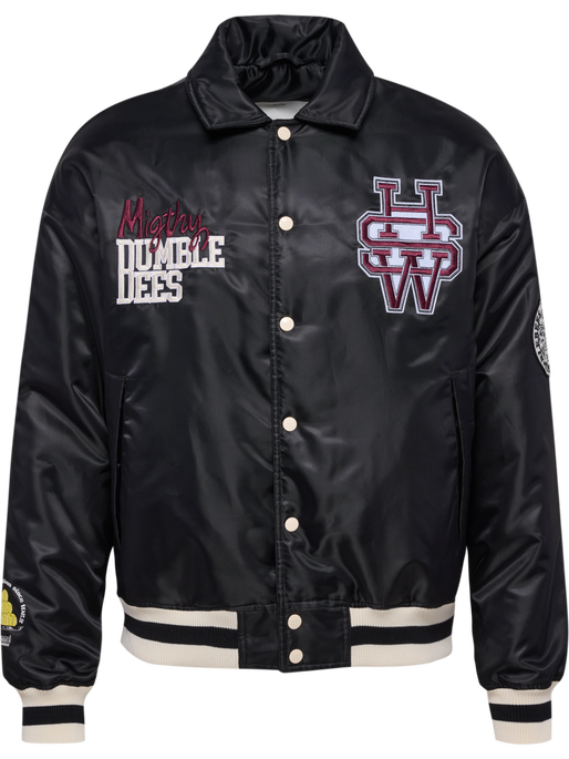 hmlLETTERMAN JACKET SPORTSWEAR, BLACK hmlLETTERMAN JACKET SPORTSWEAR, BLACK, packshot