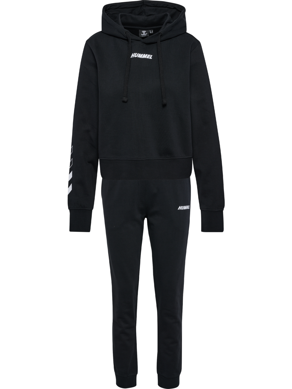 hmlELEMENTAL SWEAT SET WOMAN, BLACK/BLACK, packshot