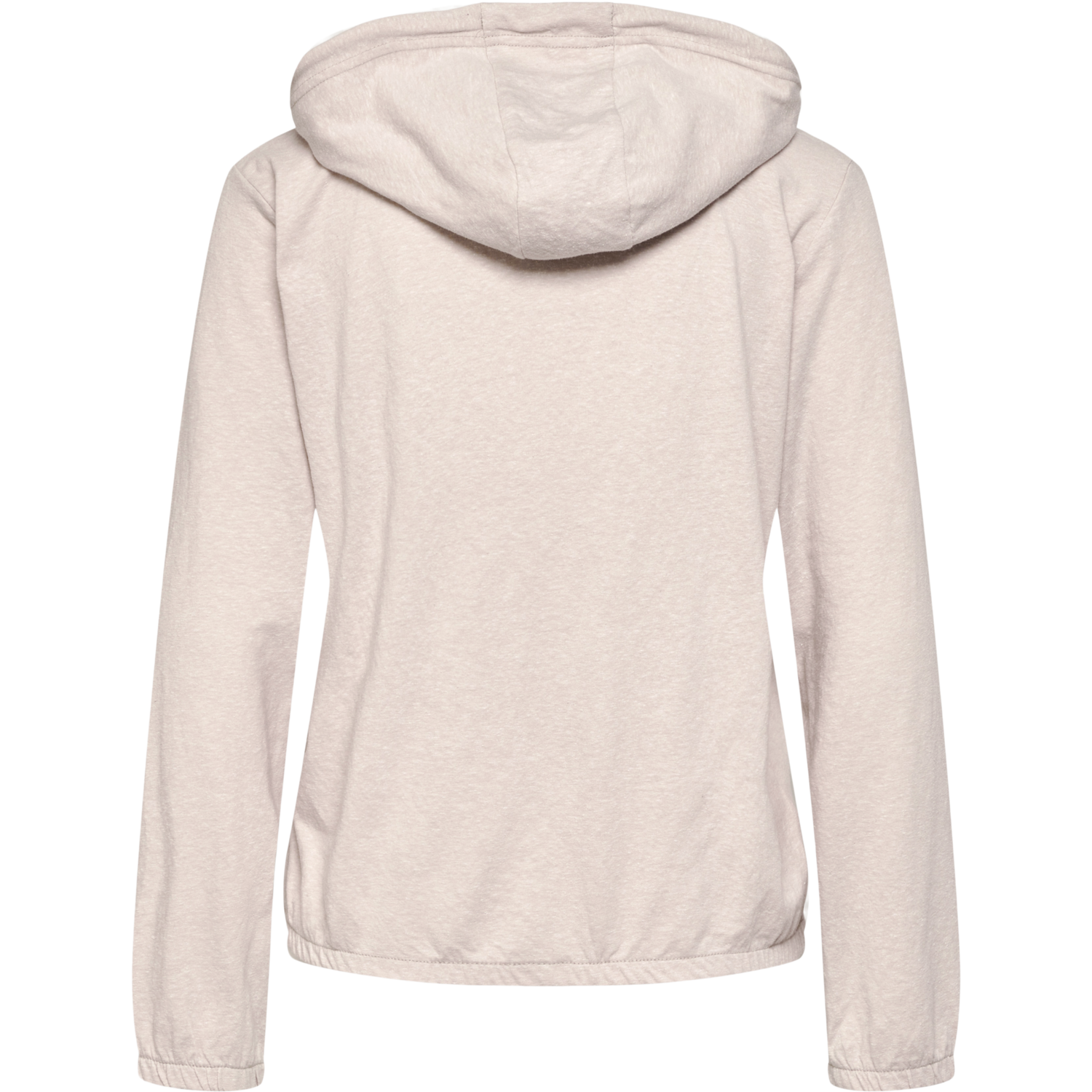 hmlZANDRA HOODIE, PUMICE STONE MELANGE, packshot