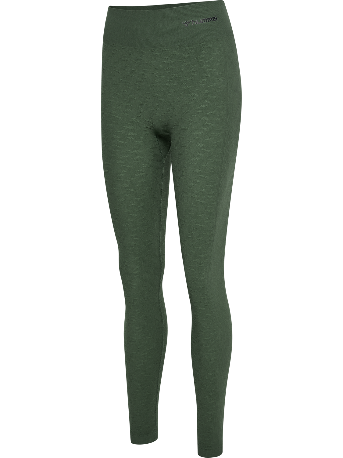 hmlMT FOCUS SEAMLESS HW TIGHTS, CLIMBING IVY, packshot