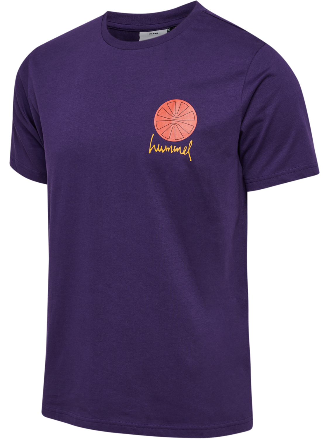 hmlREGULAR GRAPHIC TEE S/S, BLACKBERRY CORDIAL, packshot