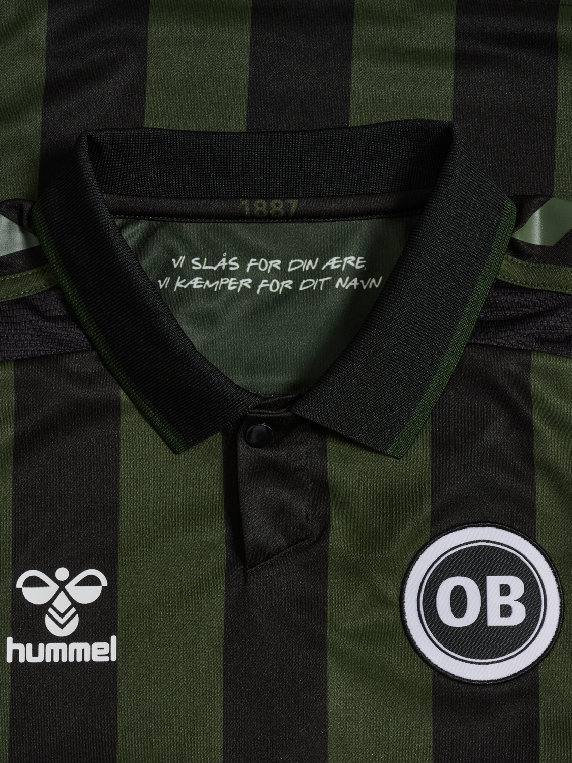 OB 24/25 AWAY JERSEY SS KIDS, BLACK PR, packshot