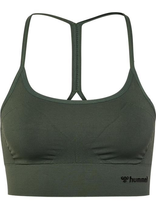 hmlTIFFY SEAMLESS SPORTS TOP, CLIMBING IVY, packshot