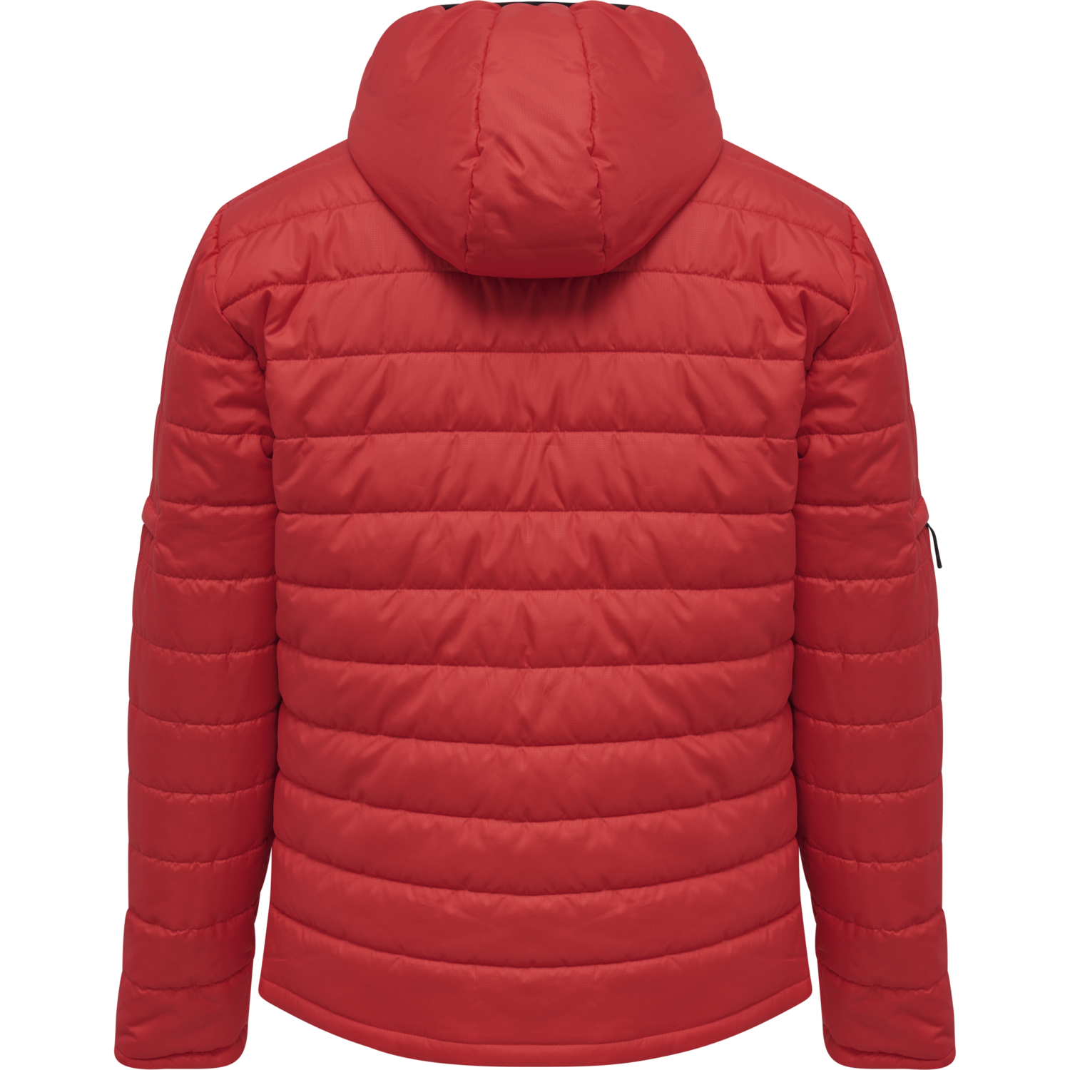 quilted hood jacket