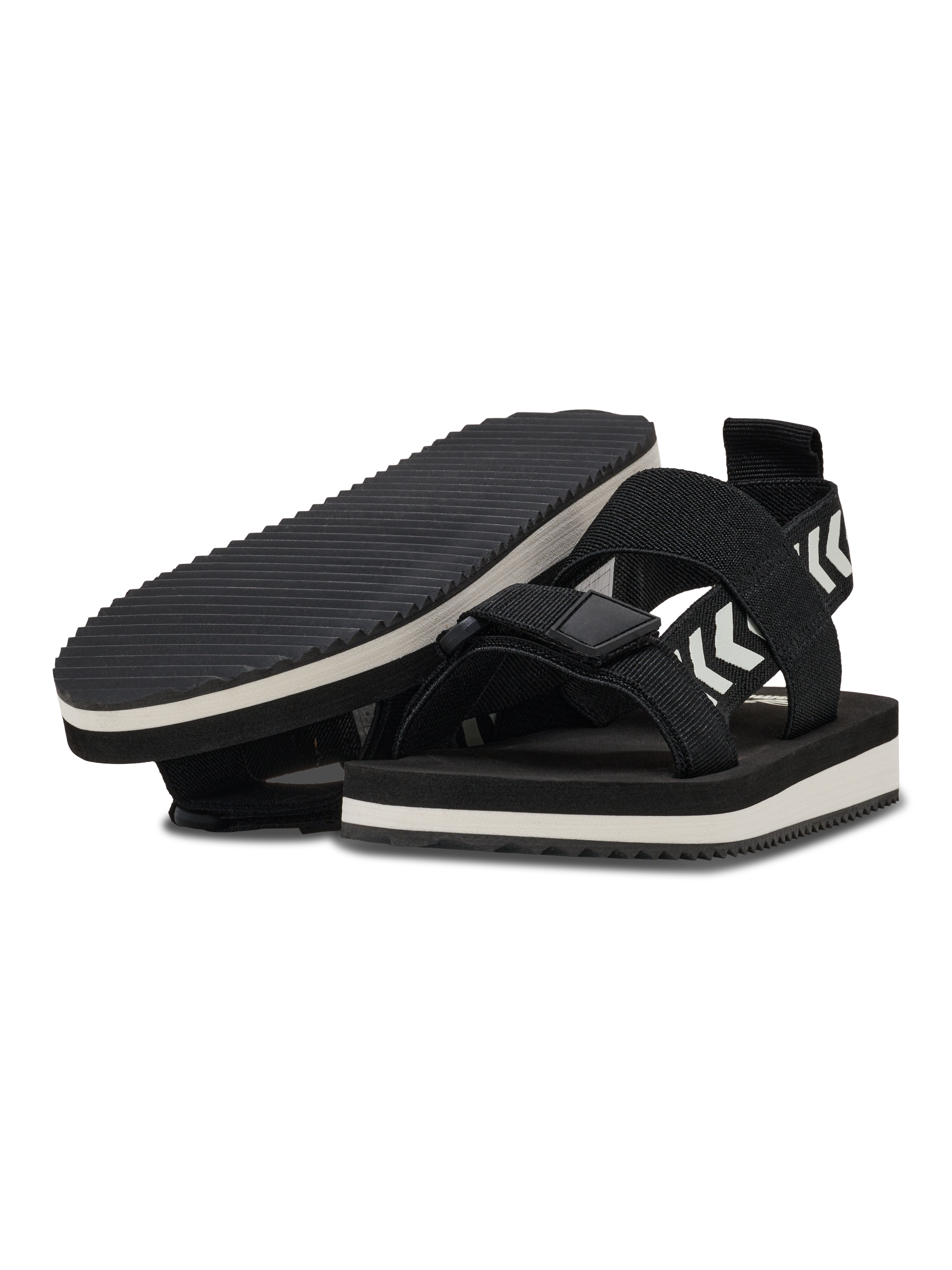 ELASTIC SANDAL JR, BLACK, packshot