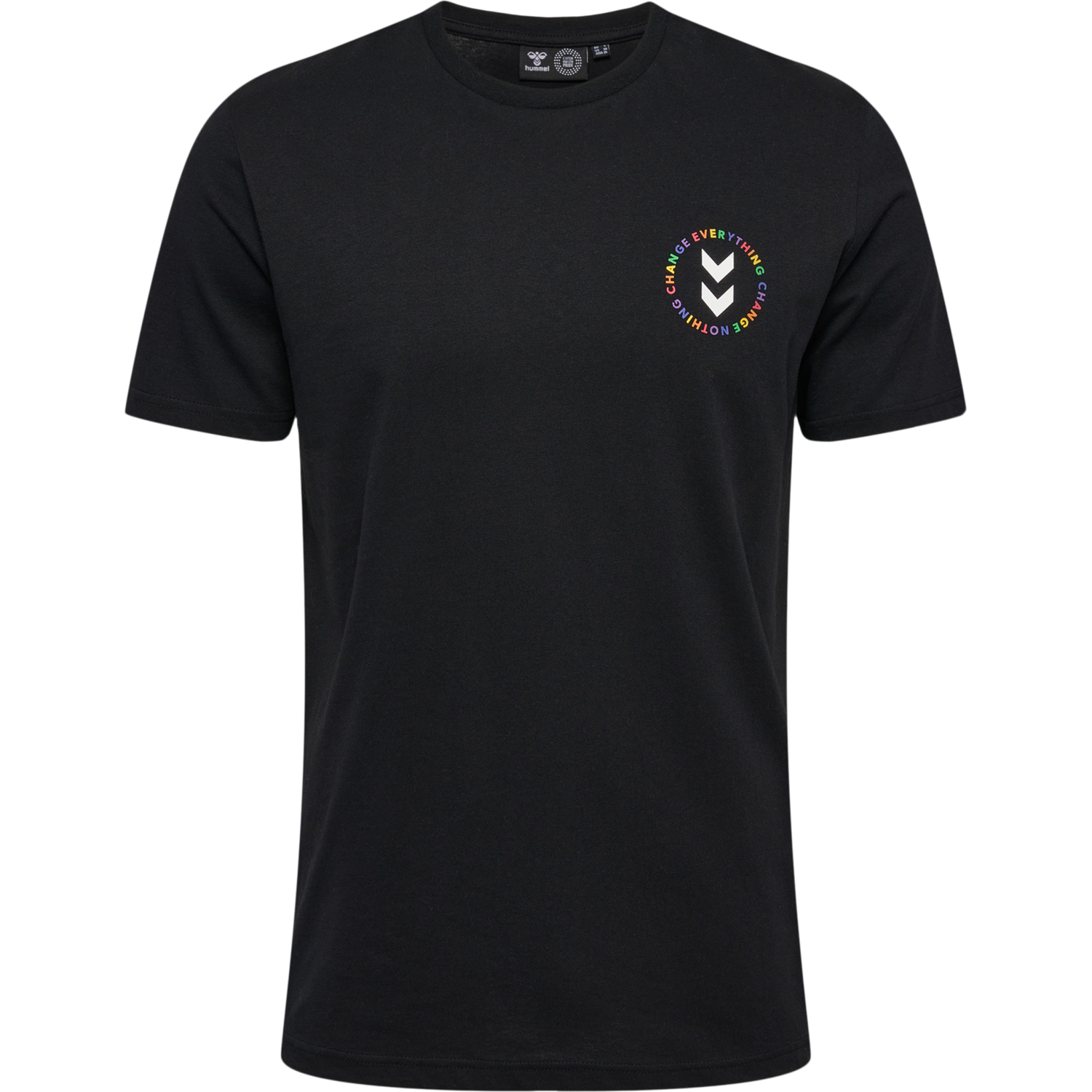 hmlEVERYTHING NOTHING T-SHIRT, BLACK, packshot