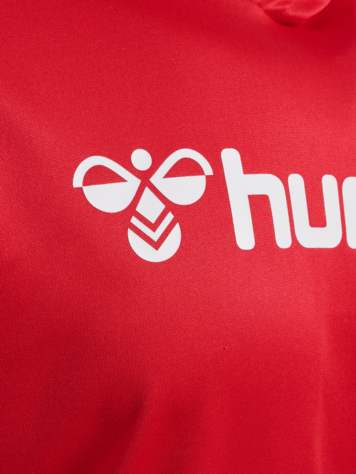 hmlLOGO HOODIE, TRUE RED, packshot