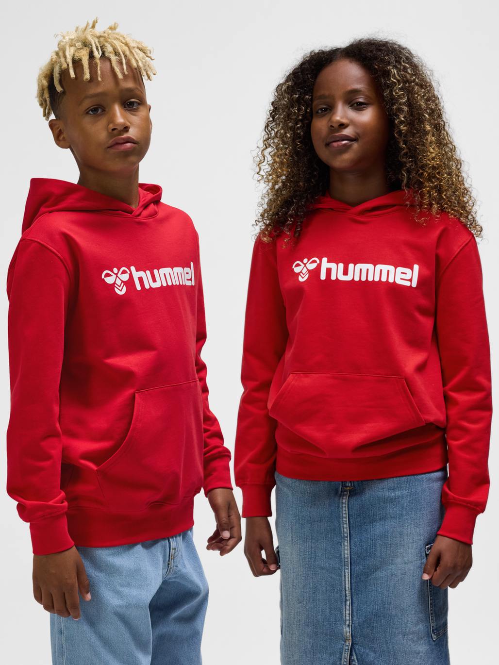 hummel GO 2.0 LOGO HOODIE KIDS TRUE RED hummel