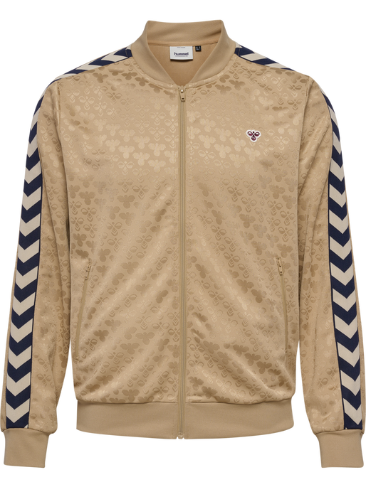 hmlARCHIVE REGULAR POLY JACKET AOP, CORNSTALK, packshot