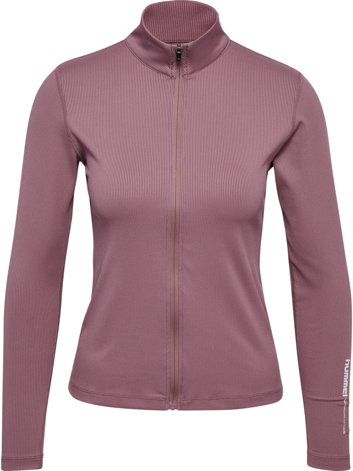 hmlPULSE W ZIP SHIRT L/S, WISTFUL MAUVE, packshot