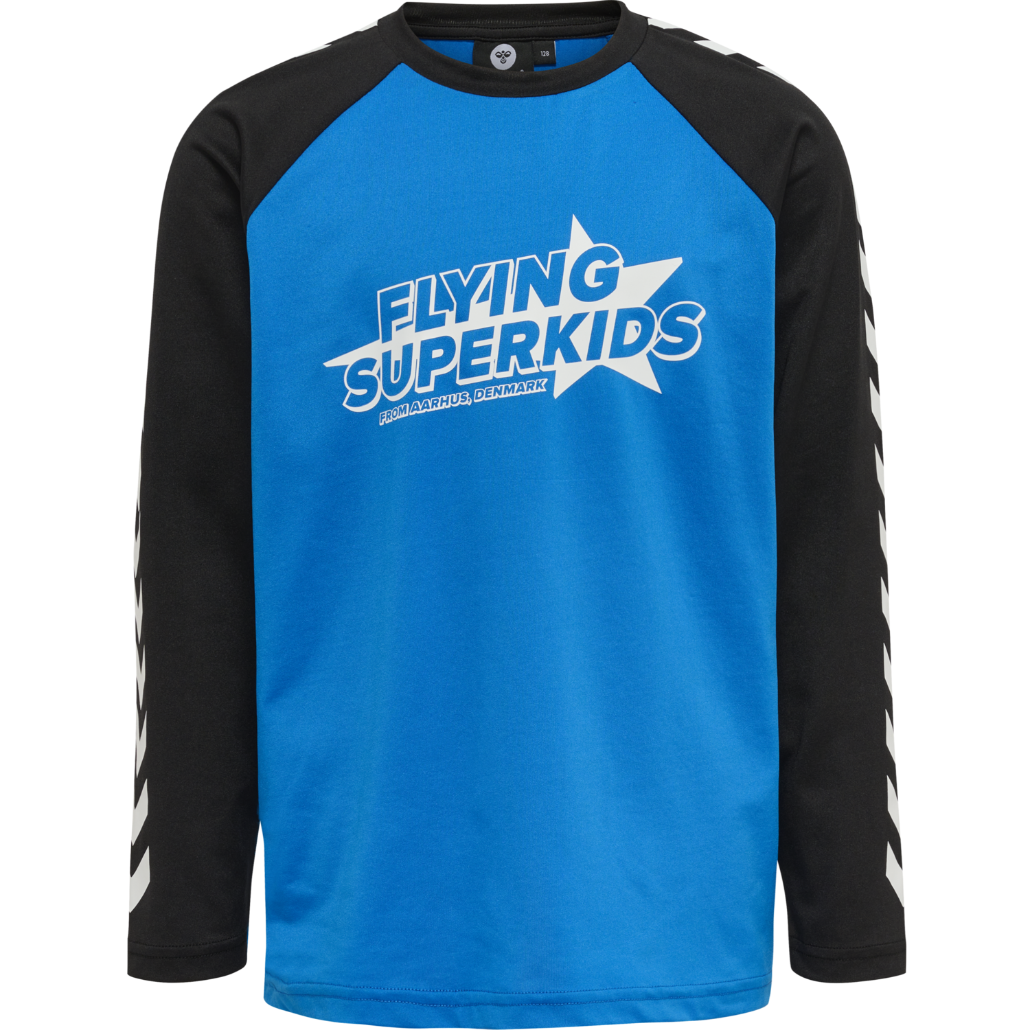 hmlFLYING CHAMPION T-SHIRT L/S, DIRECTOIRE BLUE, packshot